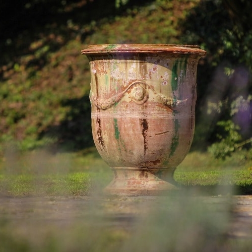 Antique 1800’s Anduze Planter Signed Gautier (nearly 3ft high)