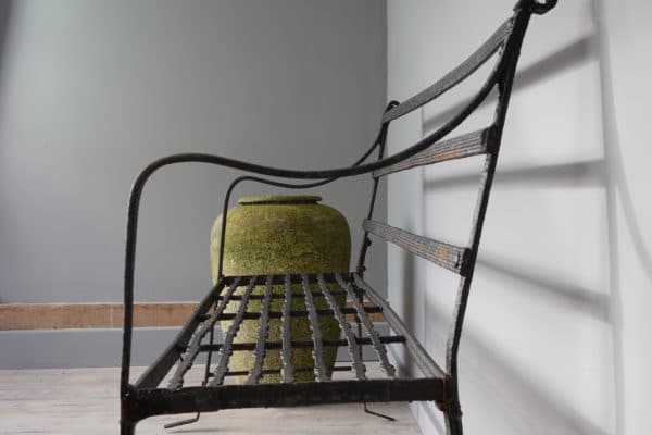 Regency Wrought Iron Bench