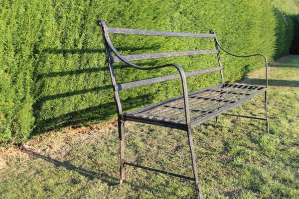 Regency Wrought Iron Bench