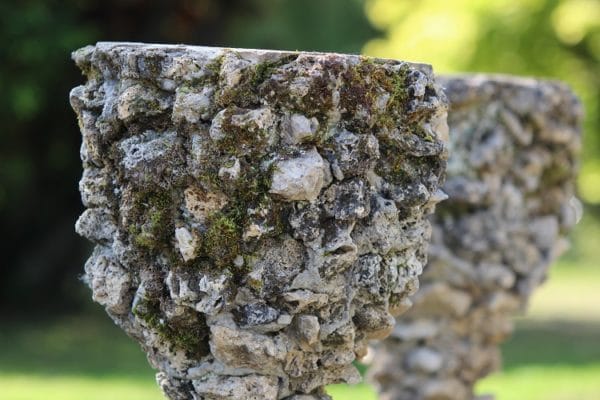 Pair Of Early 20th Century Grotto Planters/Urns
