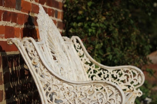 Pierce of Wexford Cast Iron Garden Seat with Starburst