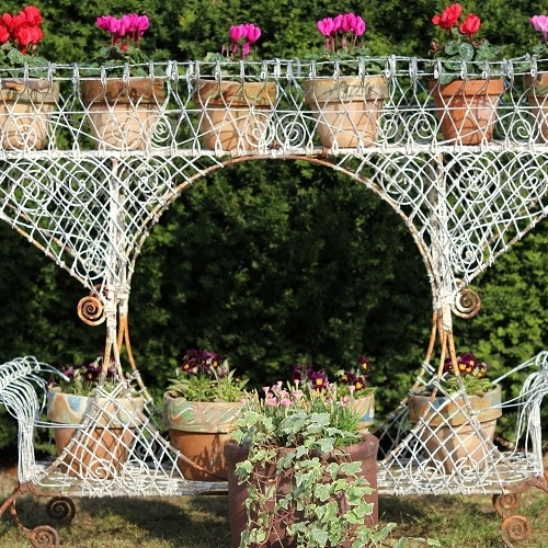 Exceptional Edwardian English Wirework Planter
