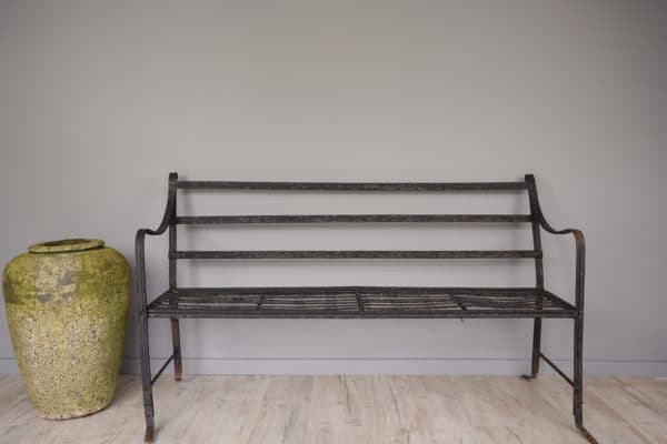 Regency Wrought Iron Bench