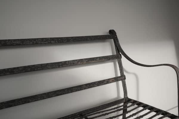 Regency Wrought Iron Bench