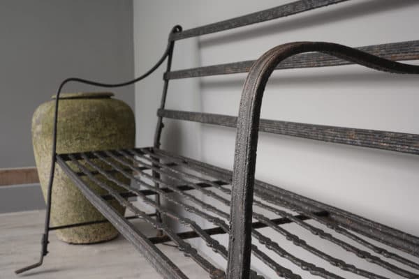 Regency Wrought Iron Bench