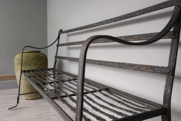 Regency Wrought Iron Bench