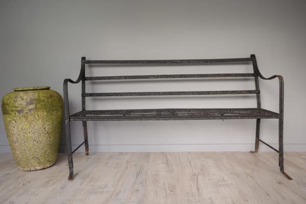 Regency Wrought Iron Bench