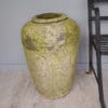 Green Mottled Clay Pot