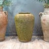 Green Mottled Clay Pot
