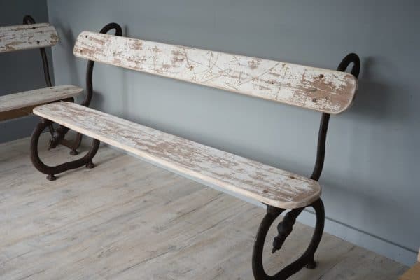 19th Century Cast Iron Serpent Bench - Image 5