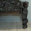 a black forest bear bench