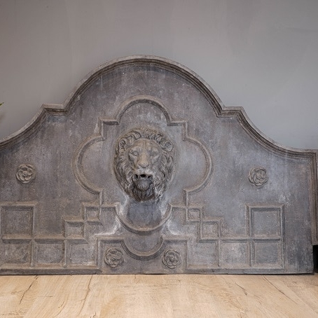 lion faced lead fountain