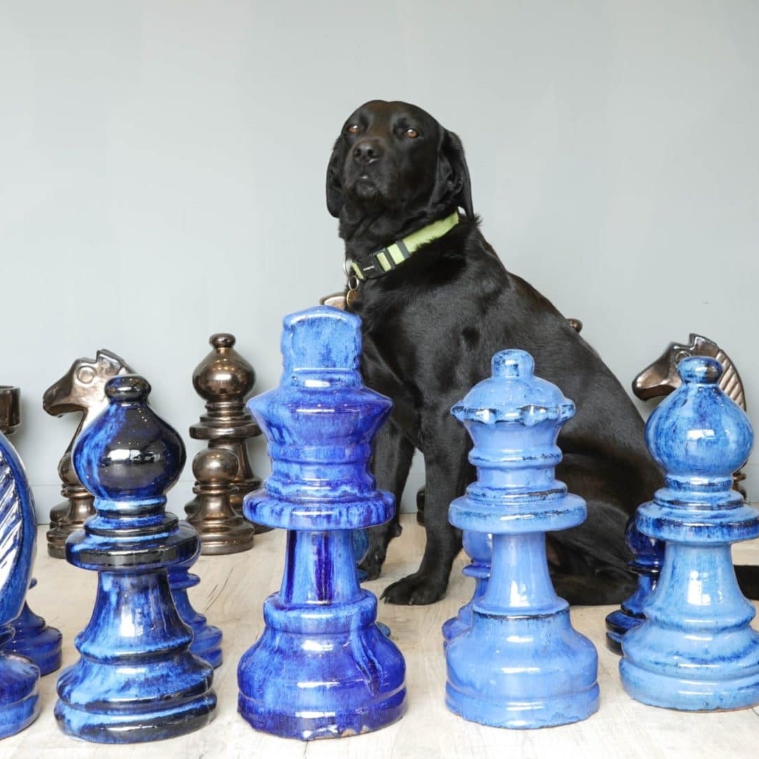 Giant Terracotta Chess set