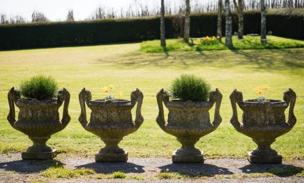 antique garden urns