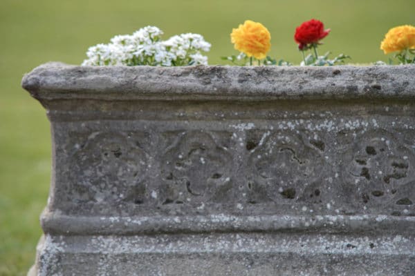 aged Chilstone Planter