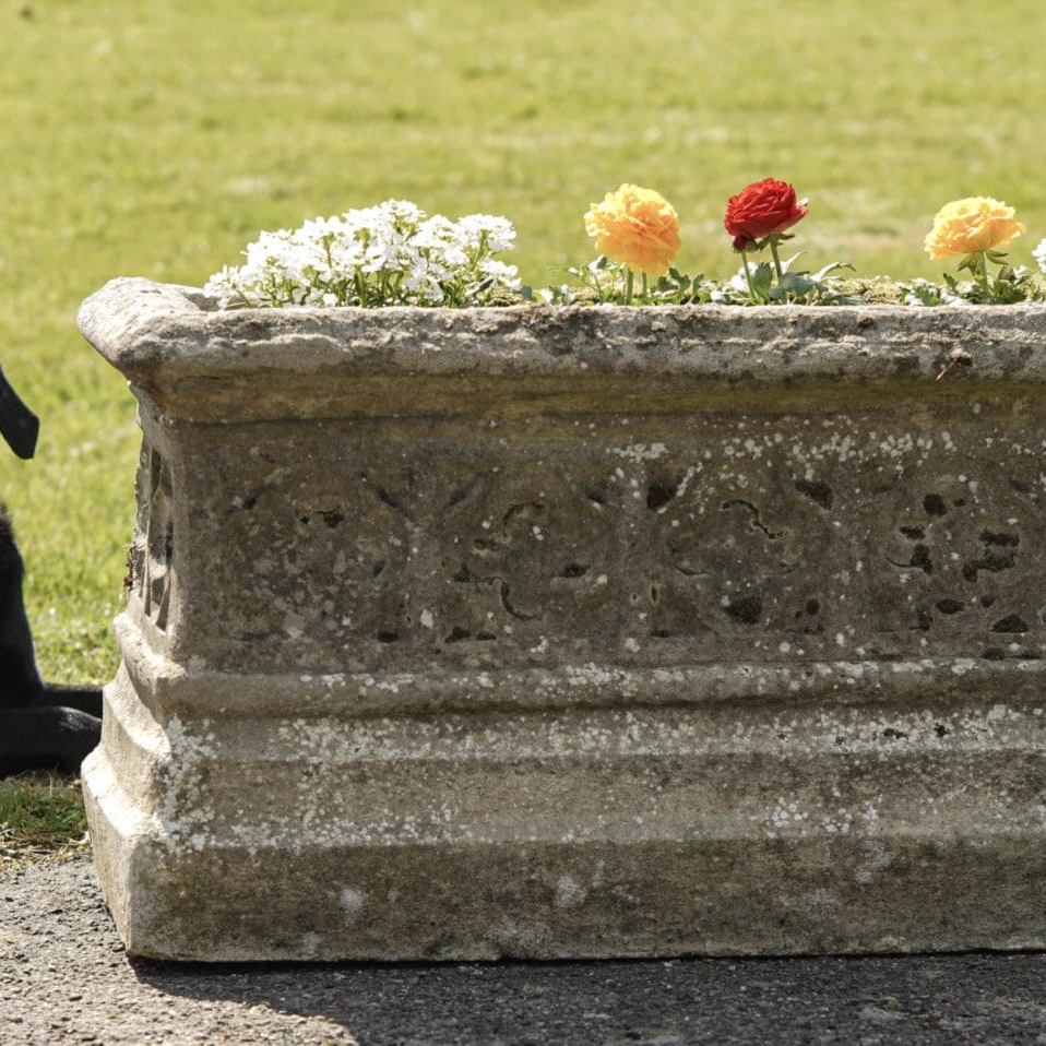 cast stone weathered Chilstone Planter