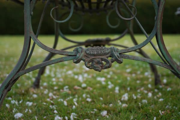 French Arras garden chair with Grassin Beledans