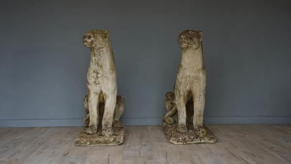 a pair of leopards for the garden