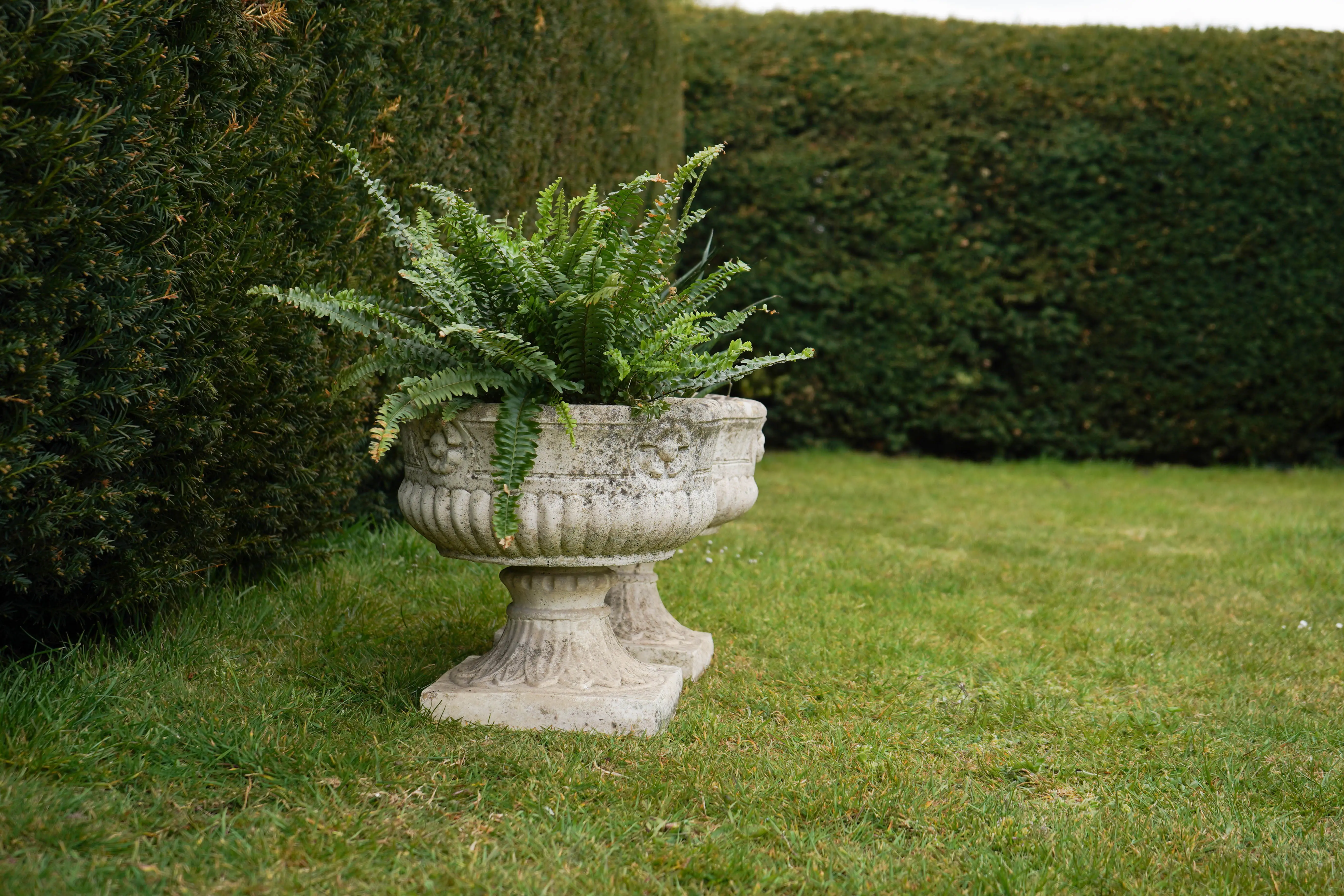 An original Doulton Lambeth Terracotta Garden Urn DGA by Tina Bird