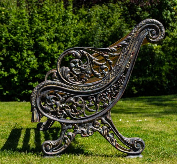 Victorian Cast Iron Bench