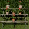 folding Arras antique plant stand for the garden
