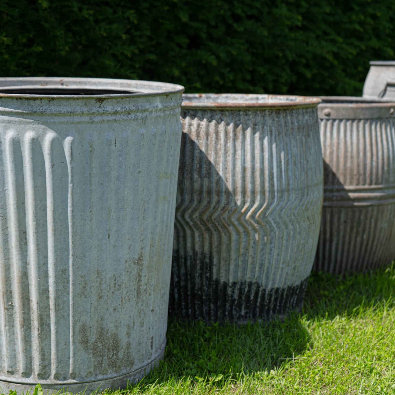 selection of garden antique Victorian Dolly Tubs for sale