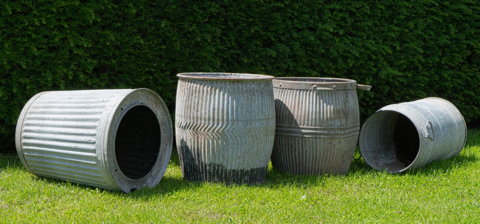 Victorian Galvanised Dolly Tub DGA by Tina Bird