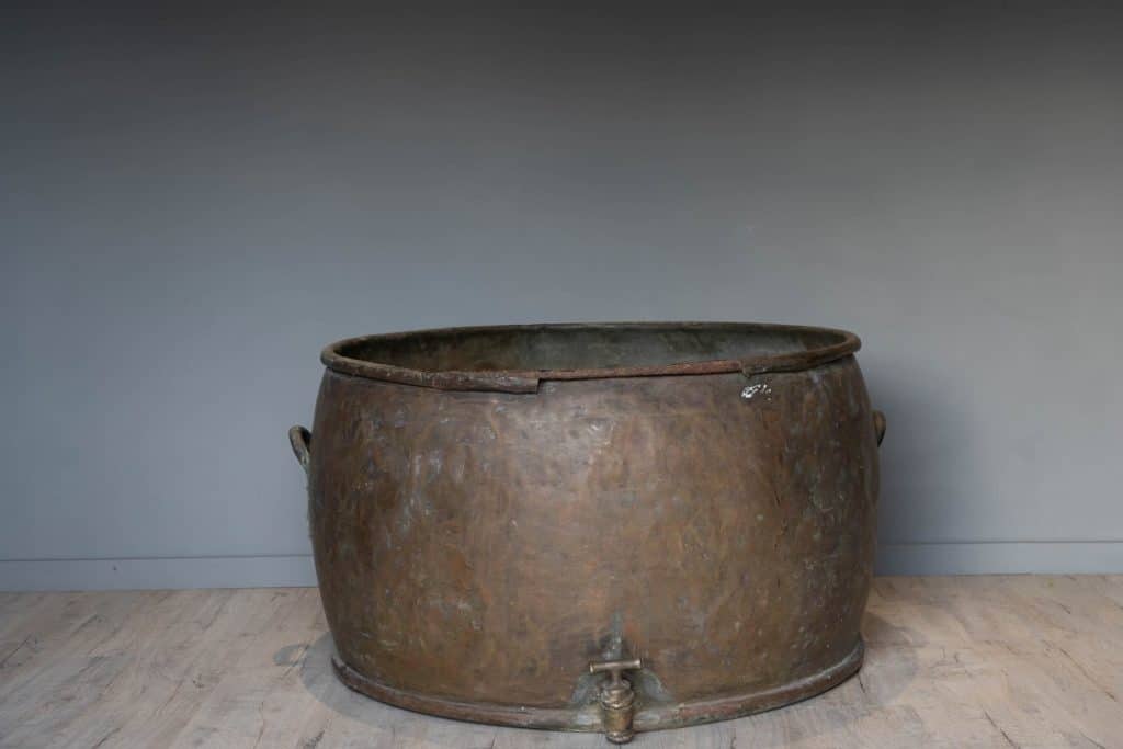 Huge Antique Copper British Cheese Vat DGA by Tina Bird