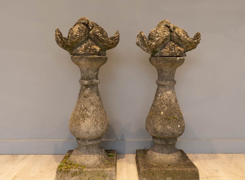 Pair of Love Birds Garden Ornaments DGA by Tina Bird