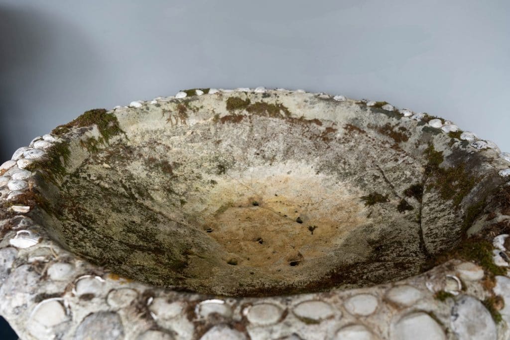 Near pair of French Garden Grotto Planters DGA by Tina Bird