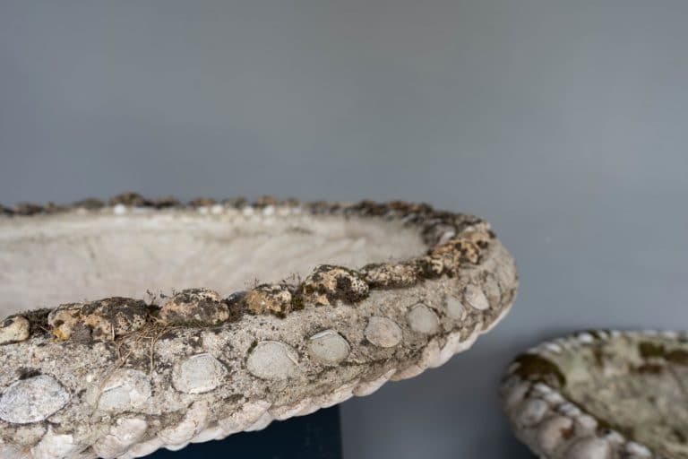 Near pair of French Garden Grotto Planters DGA by Tina Bird