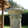 pair Doulton Lambeth chimney pots