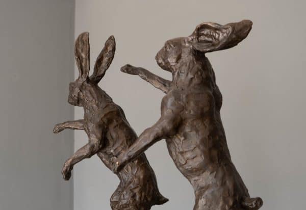 Hares made from Bronze