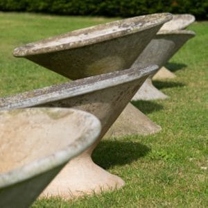 matching Willy Guhl planters for the garden