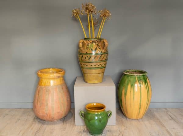 range of antique pots and vases