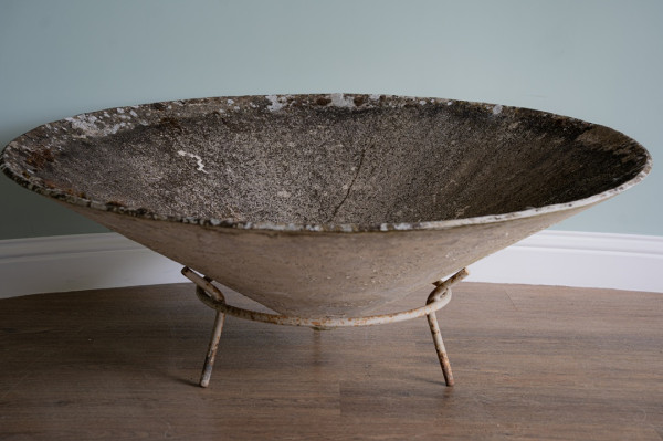 a Willy Guhl large circular garden planter for sale