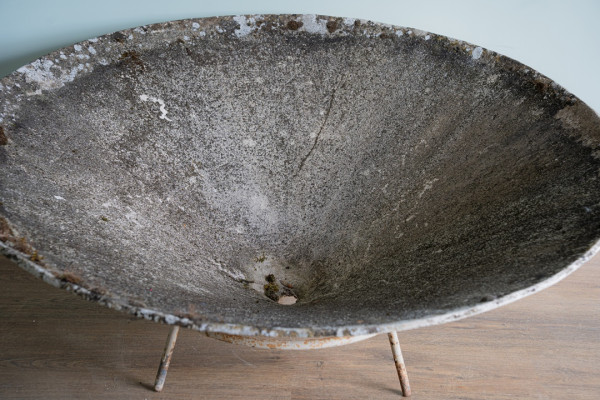 a large circular antique garden planter for sale Willy Guhl