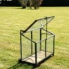 iron based greenhouse on wheels