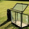 mini greenhouse on wheels