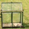 recycled to create a greenhouse on wheels