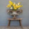 an antique urn