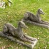 garden dog statues for the garden antique