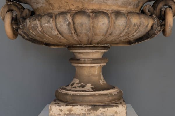 pair of antique garden urns by James Pulham