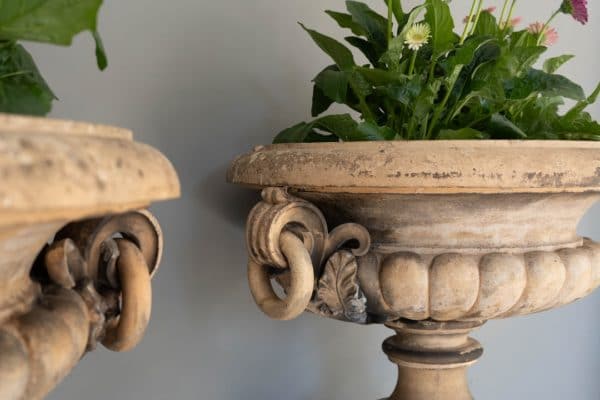 pair of antique garden urns for sale
