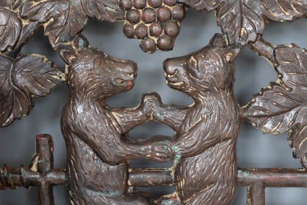 dancing bears black forest bear bench