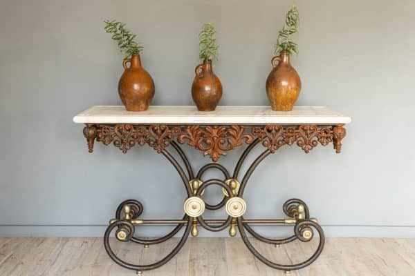 Antique French patisserie table