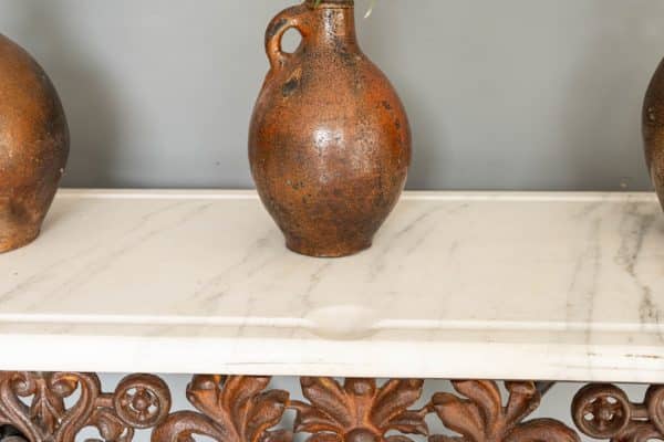 an antique French patisserie table