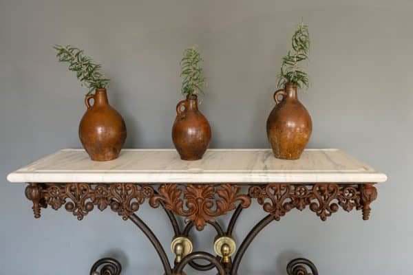 marble topped antique table