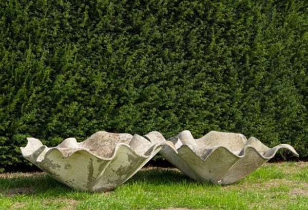 Pair of Willy Guhl garden planters