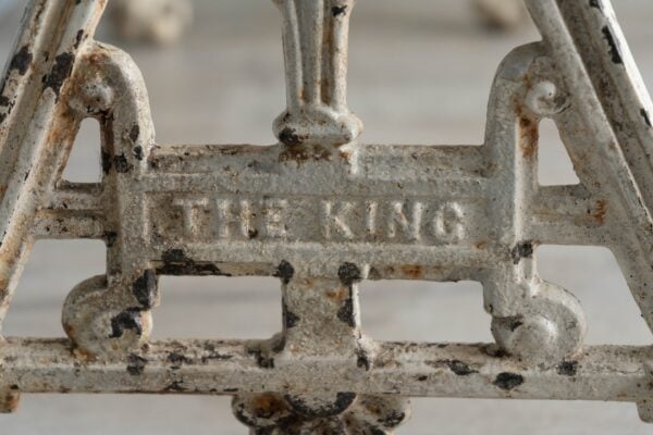 Antique Cast Iron Table celebrating King Edward VII reign - Image 3